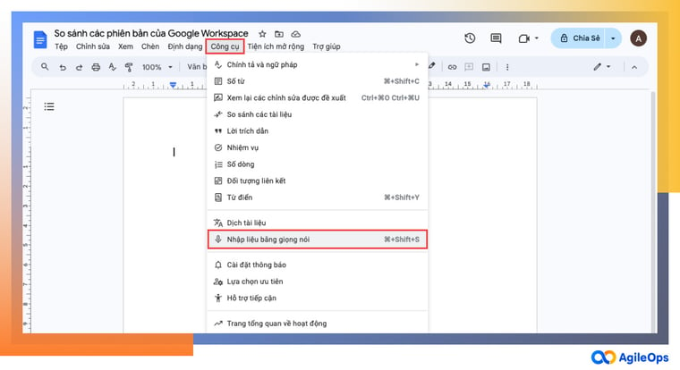 Hướng dẫn sử dụng Google Docs đơn giản, chi tiết nhất