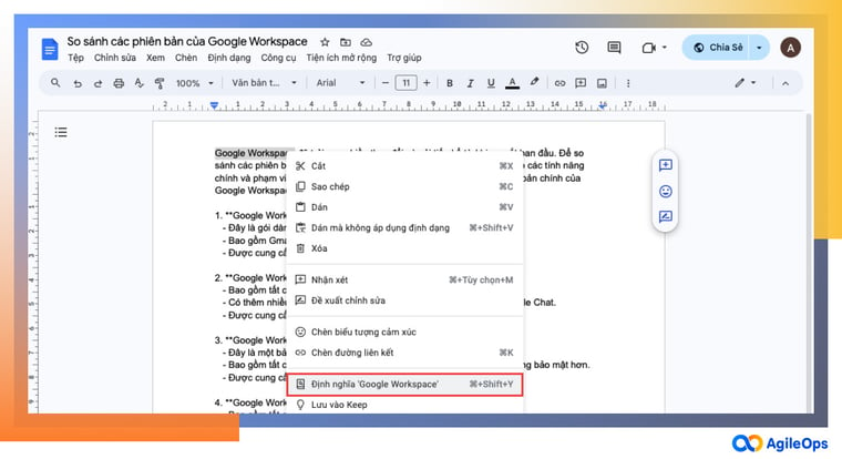 Hướng dẫn sử dụng Google Docs đơn giản, chi tiết nhất