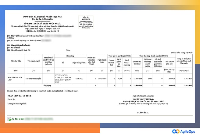 AgileOps - Cách chuẩn bị và gửi hồ sơ xin hoàn Thuế đến hãng