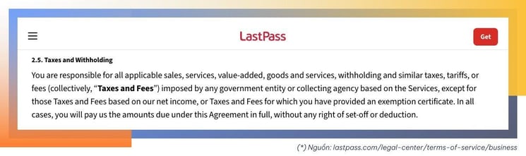 AgileOps - Lưu ý 2 Không phải tất cả các hãng phần mềm đều cho phép khấu trừ và hoàn Thuế Nhà Thầu