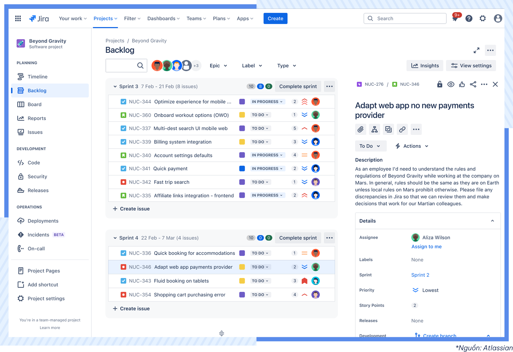 AgileOps - Bảng Scrum