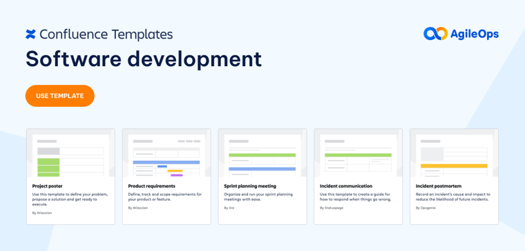 AgileOps - Top 15 Confluence templates for dev, IT, and product teams