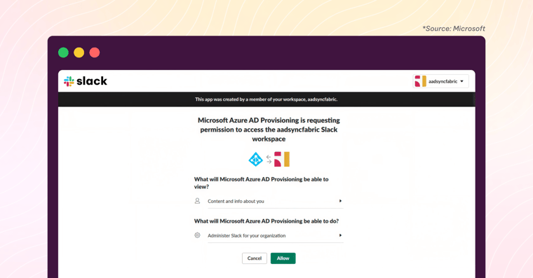 AgileOps - Cấp quyền liên kết Microsoft Azure AD vào Slack workspace