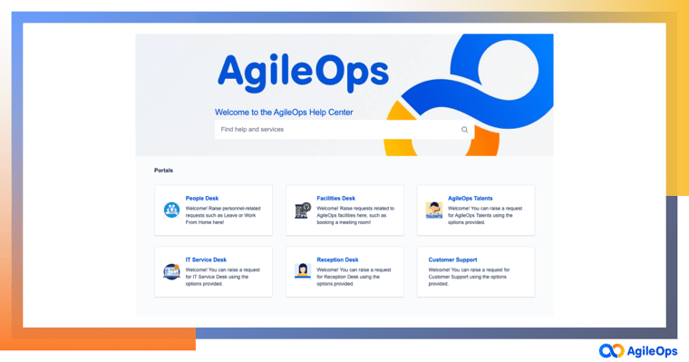 AgileOps - Cổng thông tin doanh của AgileOps, sử dụng hệ thống Atlassian Jira Service Management
