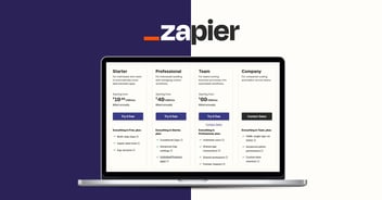 AgileOps - Lựa chọn gói dịch vụ Zapier
