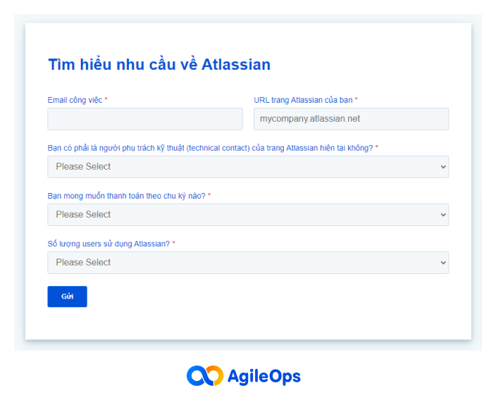 AgileOps - Tìm hiểu nhu cầu về Atlassian