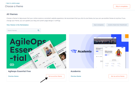 AgileOps - Kích hoạt bộ theme AgileOps Essential Free