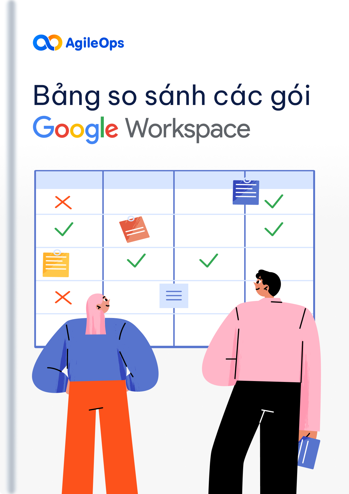 AgileOps - Bảng so sánh các gói Google Workspace