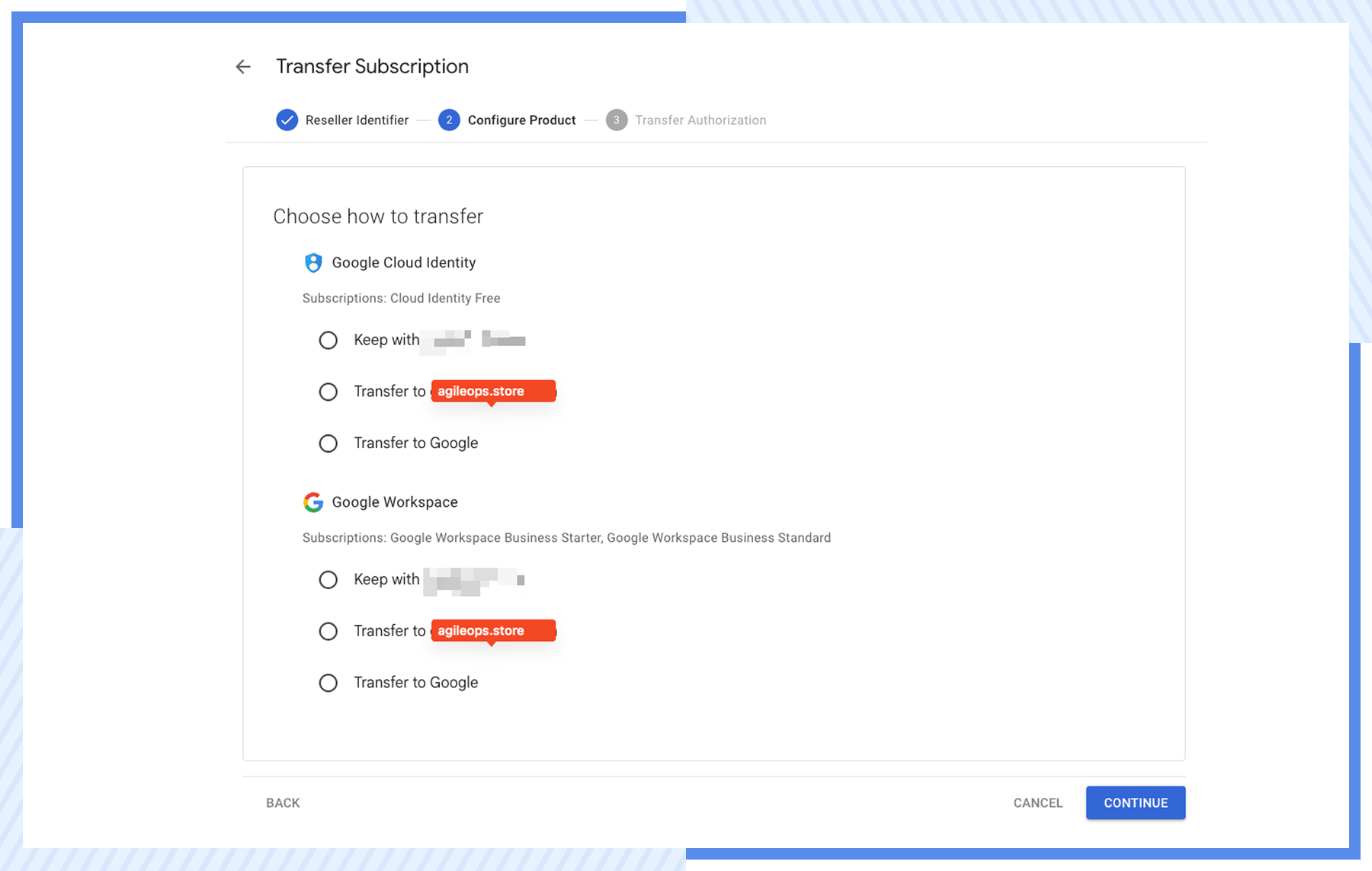 AgileOps - Lựa chọn dịch vụ cần chuyển đổi