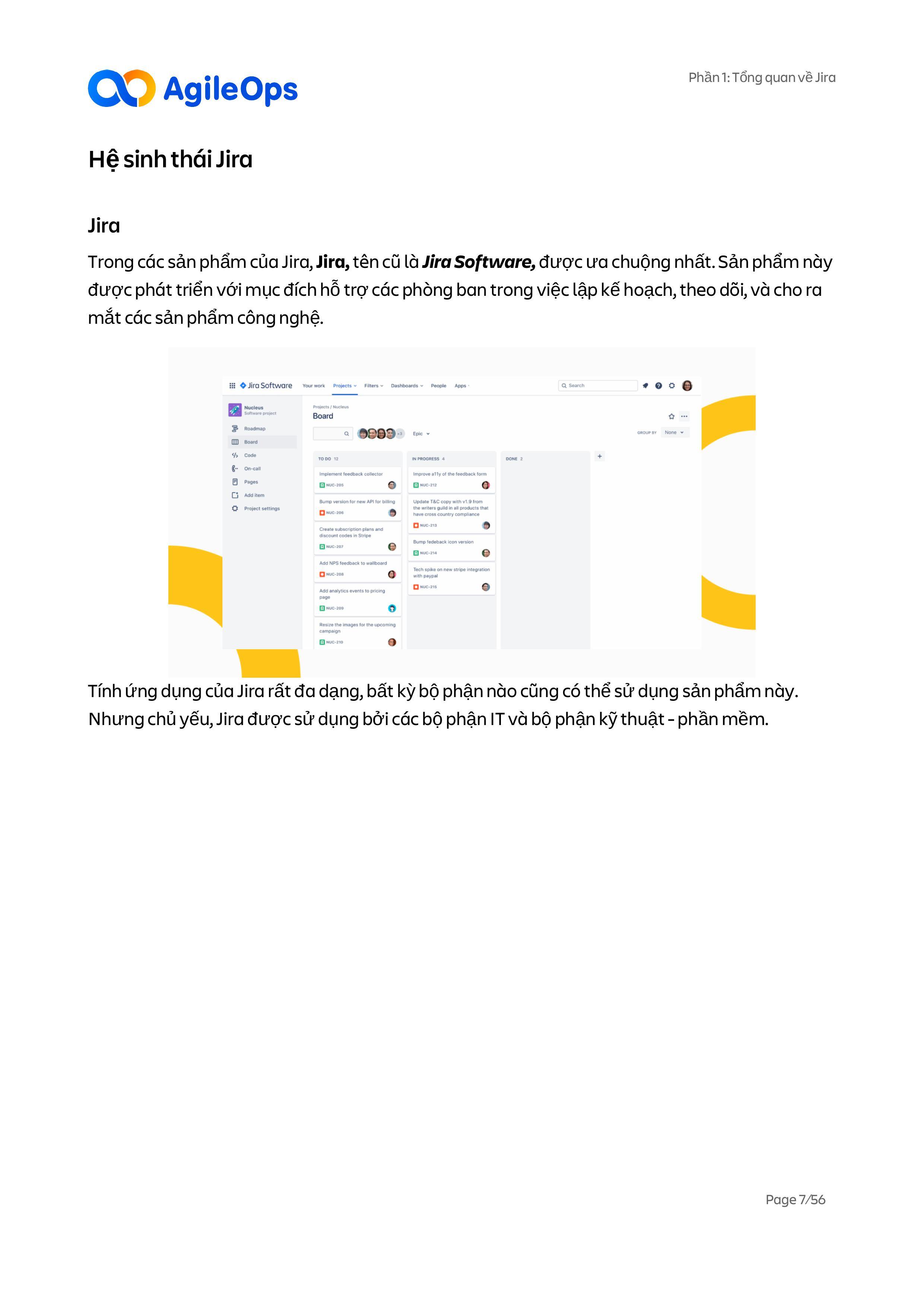 AgileOps - Hướng dẫn sử dụng Jira Cloud